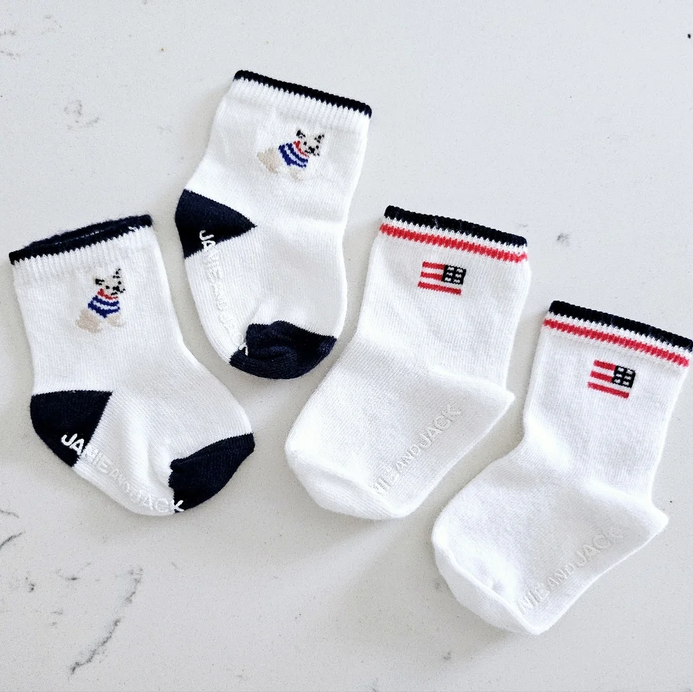 Janie and Jack Patriotic Baby Socks